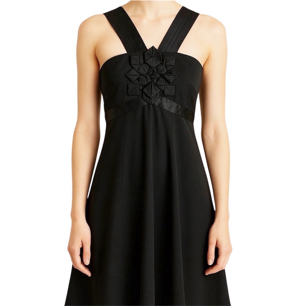 Banana Republic Black Halter Cocktail Sleeveless Dress Size 2